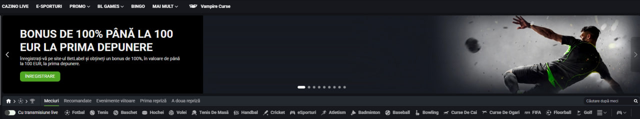 Betlabel bonus